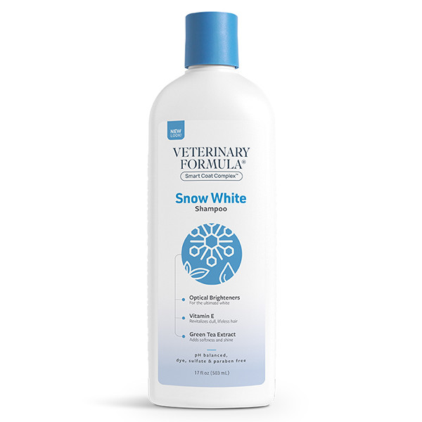 Veterinary Formula SCC Snow White Shampoo ВЕТЕРИНАРНА ФОРМУЛА БІЛОСНІЖНО БІЛИЙ шампунь для собак і котів зі світлою шерстю, фото 1