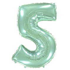 Цифра FLEXMETAL-ФМ 40" М'ятна 5 (УП)