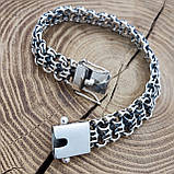 Срібний браслет "Тризуб", фото 2