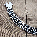 Срібний браслет "Тризуб", фото 4