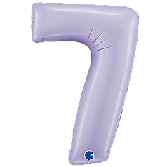 Цифра GRABO-ГР 40" Сатин Світло-бузкова 7 (УП)