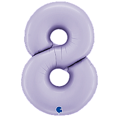 Цифра GRABO-ГР 40" Сатин Світло-бузкова 8 (УП)