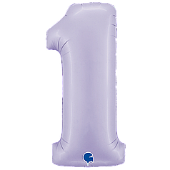 Цифра GRABO-ГР 40" Сатин Світло-бузкова 1 (УП)