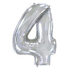 Цифра FLEXMETAL-ФМ 32" Срібло 4 (УП)