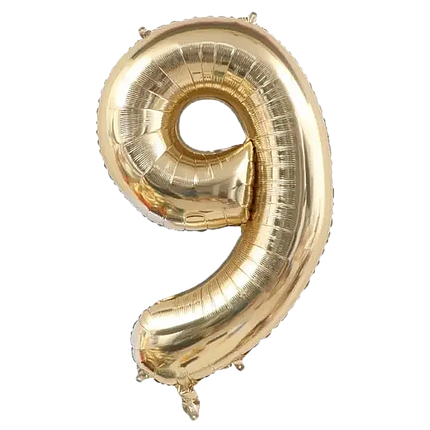 Цифра КИТАЙ-КТ 32" Біле Золото 9 (УП), фото 1