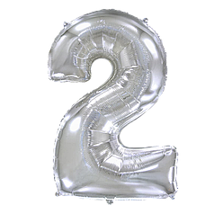 Цифра FLEXMETAL-ФМ 32" Срібло 2 (УП)