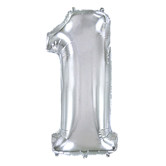 Цифра FLEXMETAL-ФМ 32" Срібло 1 (УП)