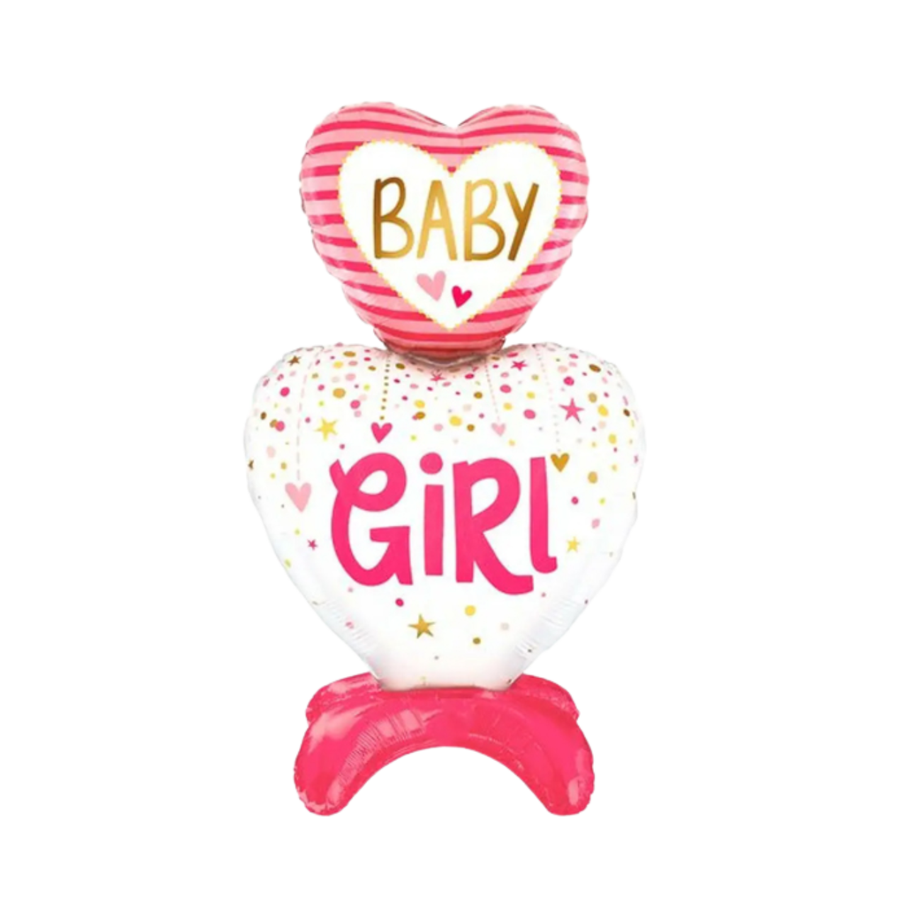 Стояча фігура 212 КИТАЙ-КТ Baby Girl - серця рожеві (УП)