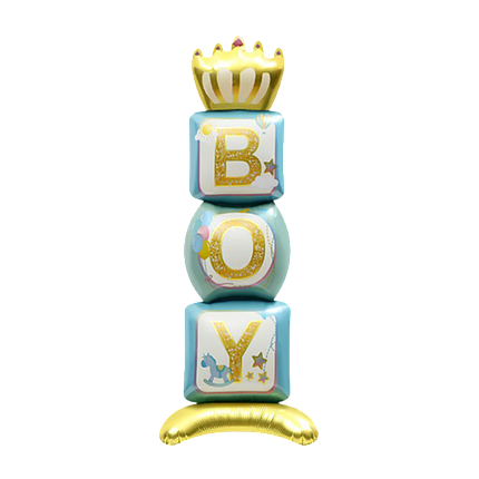 Стояча фігура 218 КИТАЙ-КТ Boy - кубики (УП), фото 1