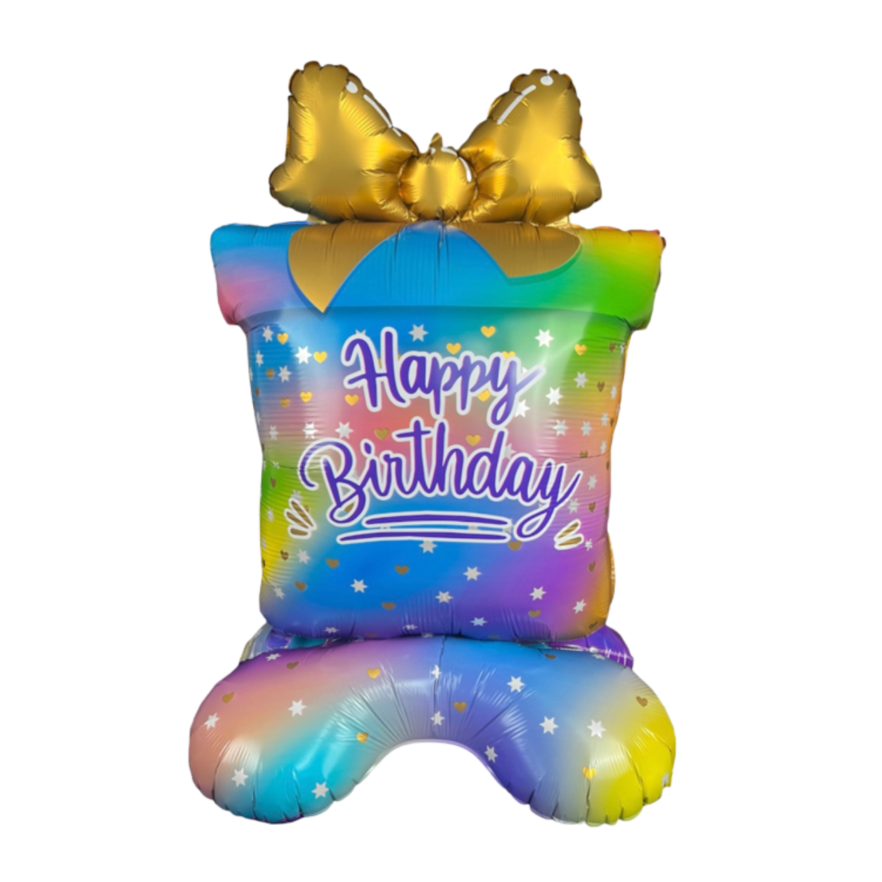 Стояча фігура 203 КИТАЙ-КТ Подарункова коробка Happy Birthday- градієнт (УП)