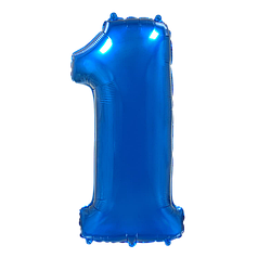 Цифра FLEXMETAL-ФМ 40" Синя 1 (УП)