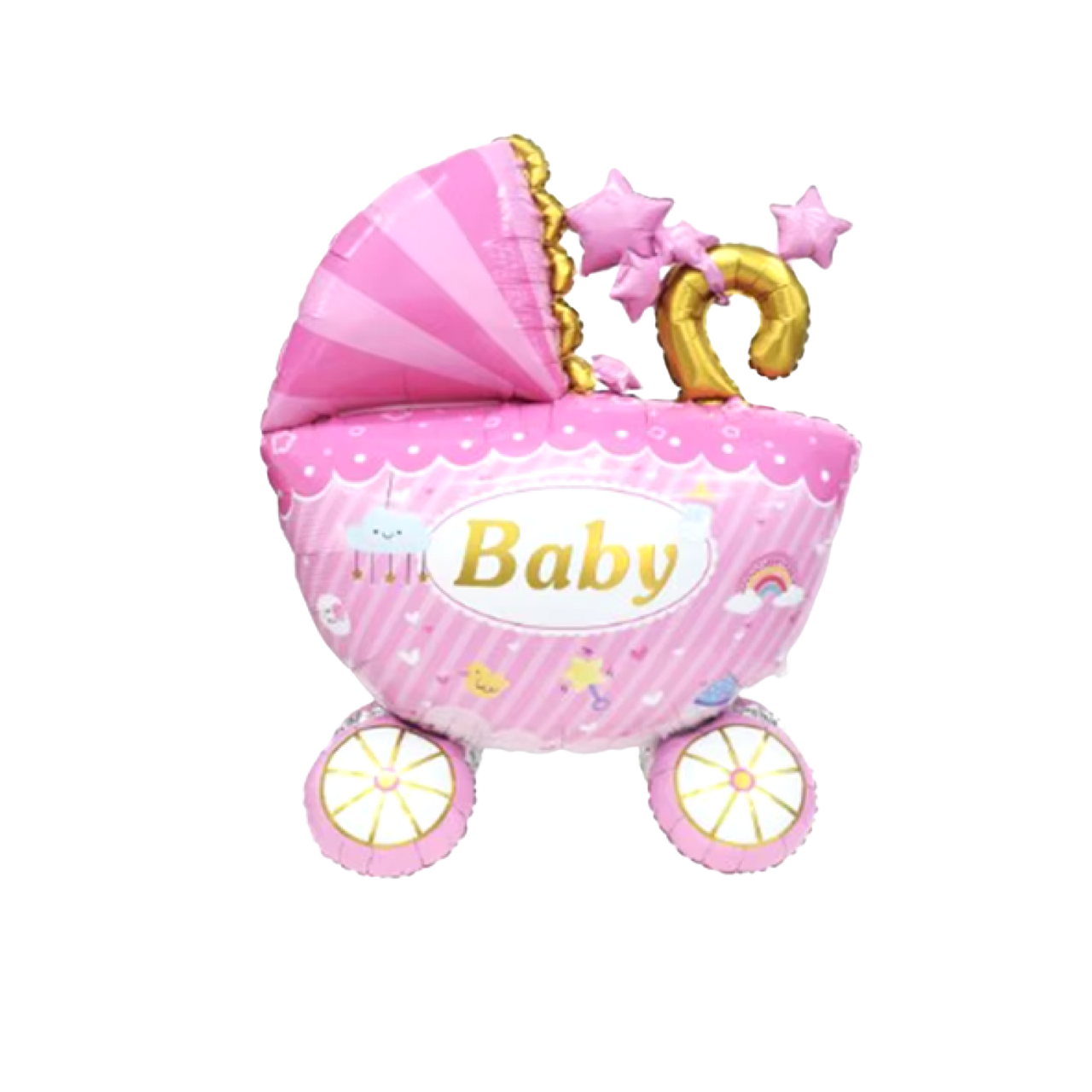 Ходяча фігура 246 КИТАЙ-КТ Візочок рожевий Baby (УП)