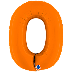 Цифра GRABO-ГР 40" Помаранчева 0 (УП)