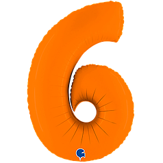 Цифра GRABO-ГР 40" Помаранчева 6 (УП)