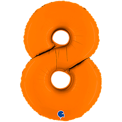 Цифра GRABO-ГР 40" Помаранчева 8 (УП)