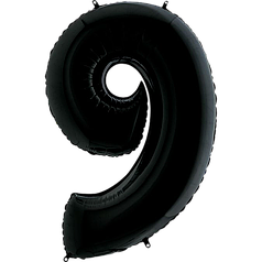 Цифра 40" GRABO-ГР 9 чорна (УП)