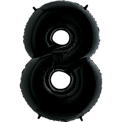 Цифра 40" GRABO-ГР 8 чорна (УП)