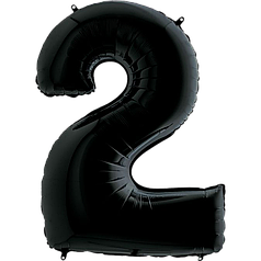 Цифра 40" GRABO-ГР 2 чорна (УП)