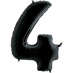 Цифра 40" GRABO-ГР 4 чорна (УП)