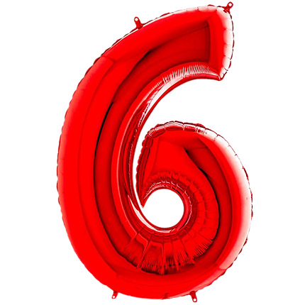 Цифра 40" GRABO-ГР 6 червона (УП), фото 1