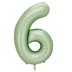 Цифра КИТАЙ-КТ 30" Сатин Оливкова 6 (УП)