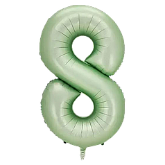 Цифра КИТАЙ-КТ 30" Сатин Оливкова 8 (УП)