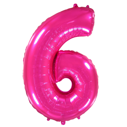 Цифра FLEXMETAL-ФМ 40" Фуксія 6 (УП), фото 1