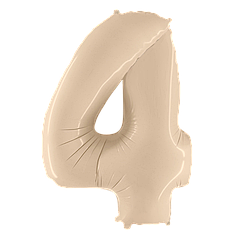 Цифра FLEXMETAL-ФМ 40" Сатин Кремова 4 (УП)