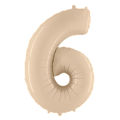 Цифра FLEXMETAL-ФМ 40" Сатин Кремова 6 (УП)