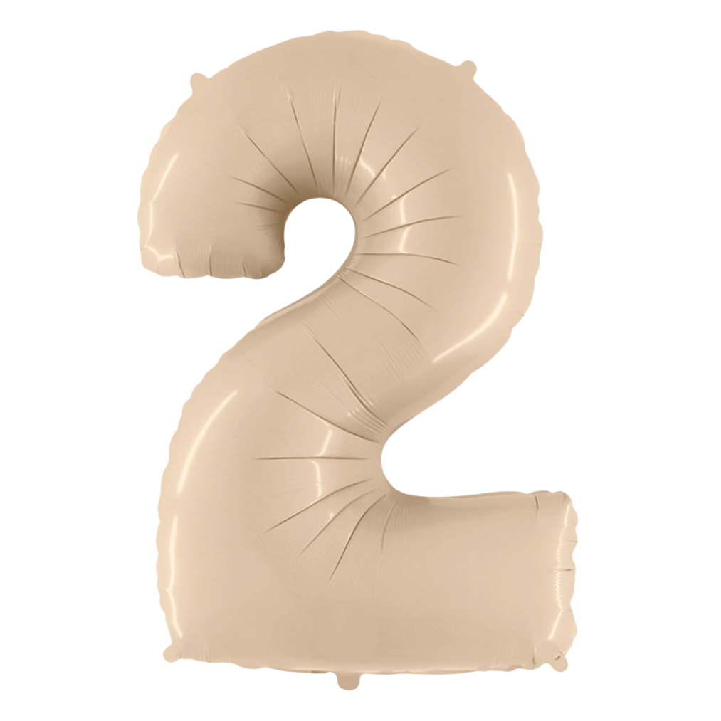 Цифра FLEXMETAL-ФМ 40" Сатин Кремова 2 (УП)