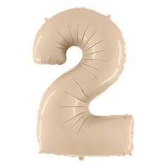 Цифра FLEXMETAL-ФМ 40" Сатин Кремова 2 (УП)