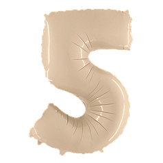 Цифра FLEXMETAL-ФМ 40" Сатин Кремова 5 (УП)