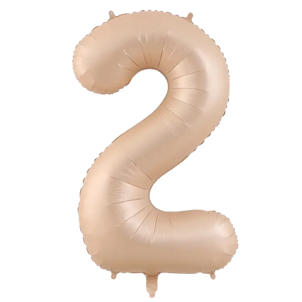 Цифра КИТАЙ-КТ 32" Сатин Карамельна 2 (УП), фото 1