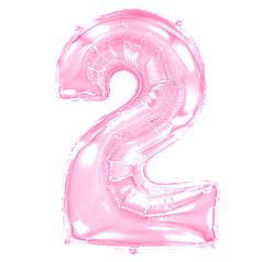 Цифра FLEXMETAL-ФМ  40" Рожева 2 (УП)