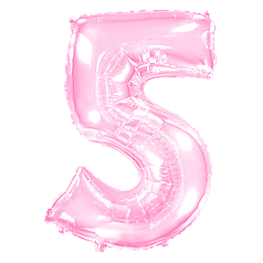 Цифра FLEXMETAL-ФМ  40" Рожева 5 (УП)