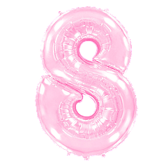 Цифра FLEXMETAL-ФМ  40" Рожева 8 (УП)