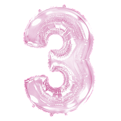 Цифра FLEXMETAL-ФМ  40" Рожева 3 (УП)