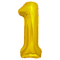 Цифра КИТАЙ-КТ 30" Золото 1 (УП)