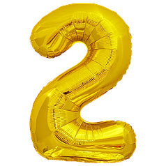 Цифра КИТАЙ-КТ 30" Золото 2 (УП)
