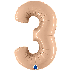 Цифра 40" GRABO-ГР 3 сатин нюд (УП)