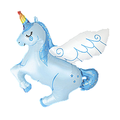 Фігура FLEXMETAL-ФМ177 Єдиноріг блакитний з крилами (УП)