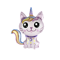 Фігура FLEXMETAL-ФМ094 Кіт - єдиноріг рожевий (УП)