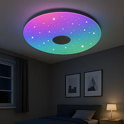 Люстра з колонкою LUMINARIA 60W до 16 кв.м колір Білий A-PLAY RGB 60W R WH