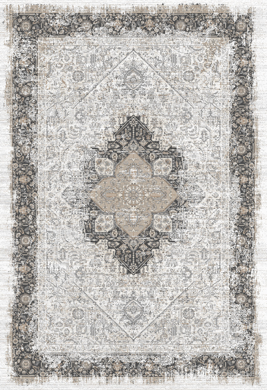 Килим  ELEXUS ASCENSION 3324 Cream сірий прямокутний 80*150 см, фото 1