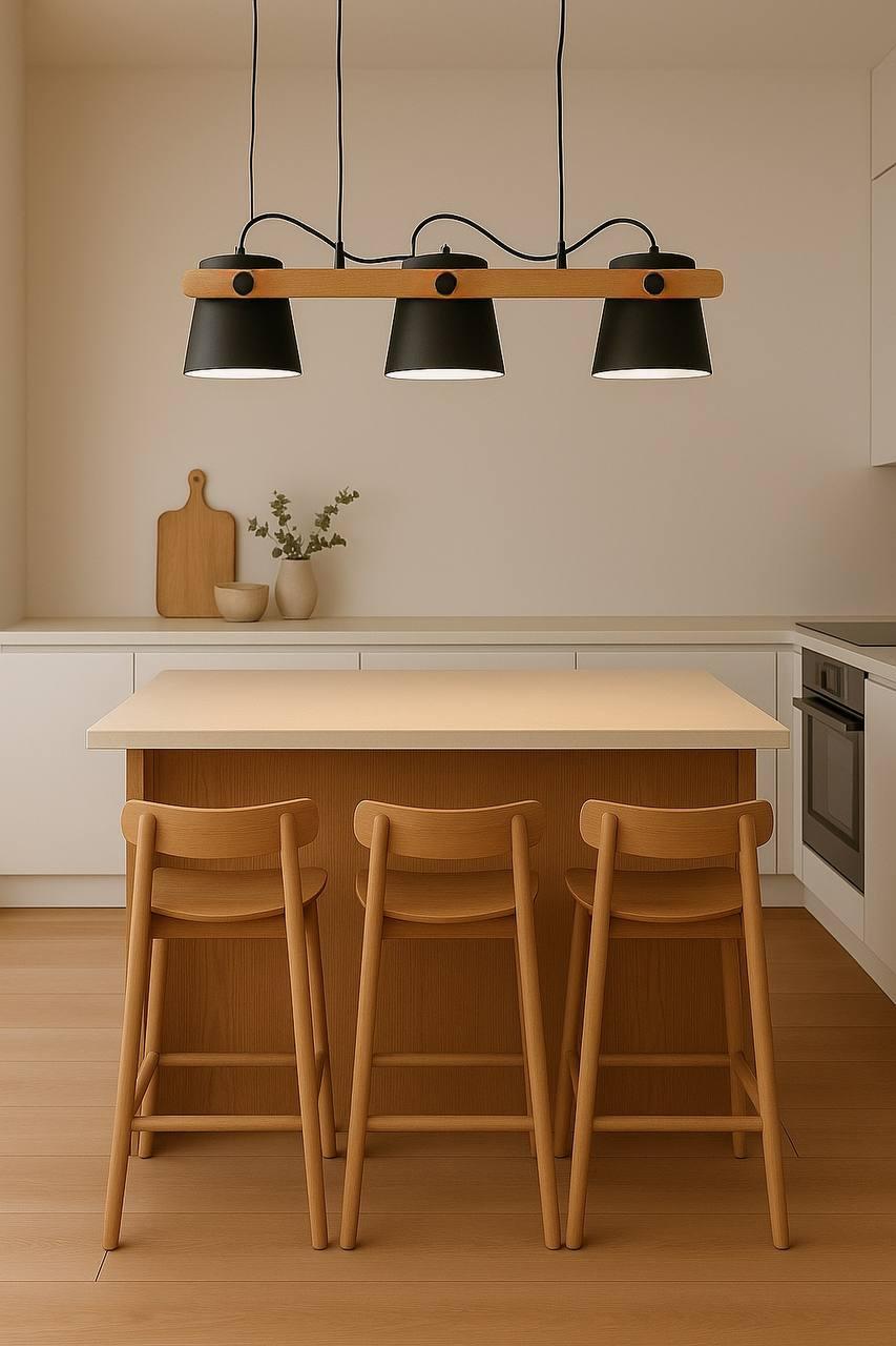 Люстра підвісна VOLOSHKA RL 3xGX53 чорний LIGHT SET