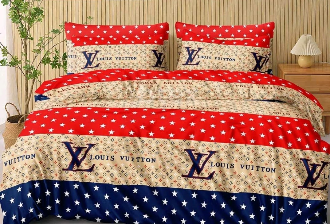 Двоспальний розмір постільна білизна бязь «Луїс», фото 1