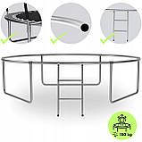 Батут з внутрішньою сіткою і драбинкою 252см до 120кг 8FT SIDER, фото 7