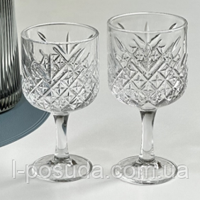 Набір 6 келихів з візерунком "Мальбек" 430 мл, фото 1