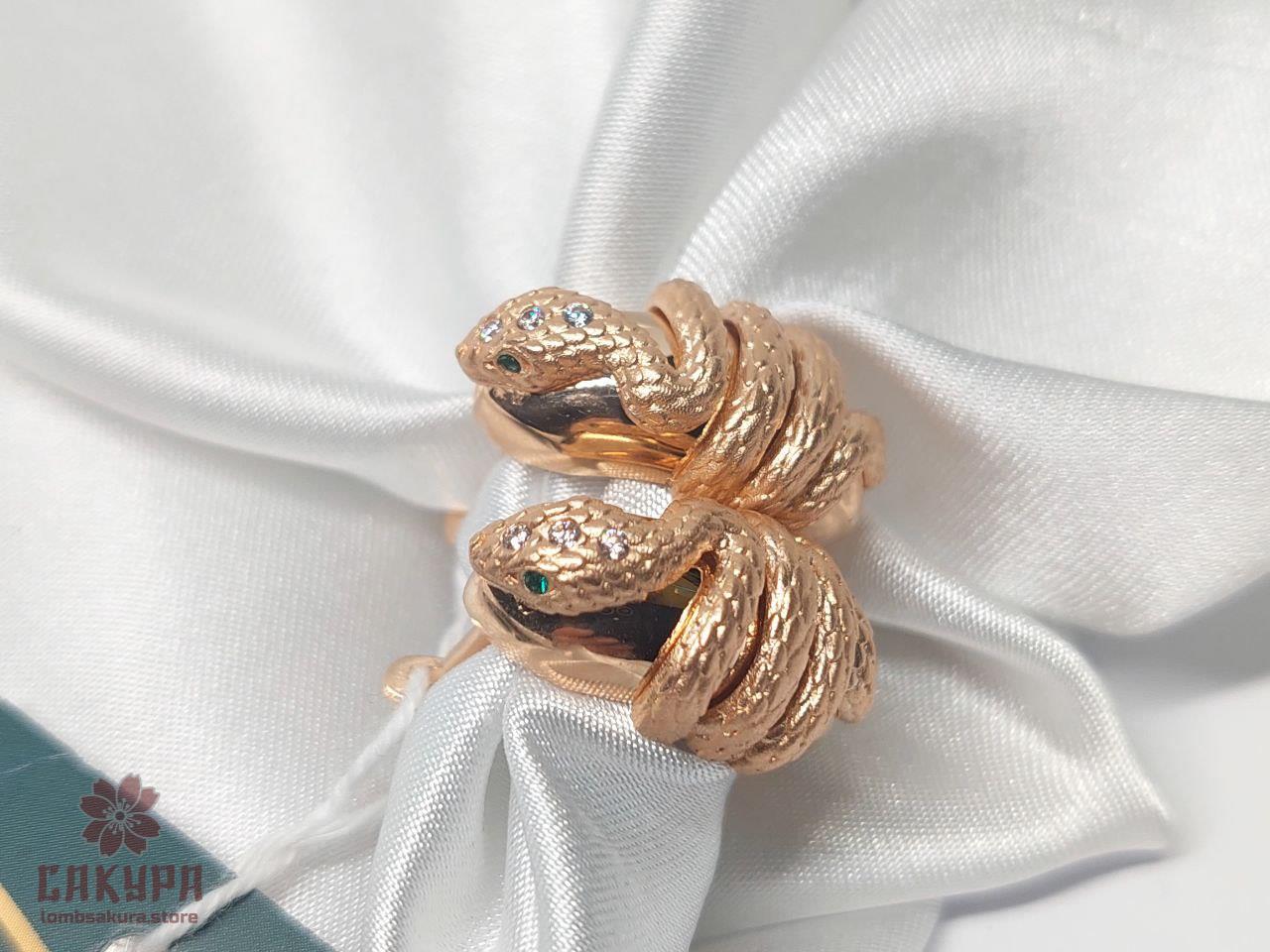 Золоті Сережки зі вставкою цирконій, фото 1