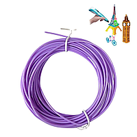 Запаска для 3D ручки 3D Pen, пластик для малювання, 10 м, PLA пластик бузковий